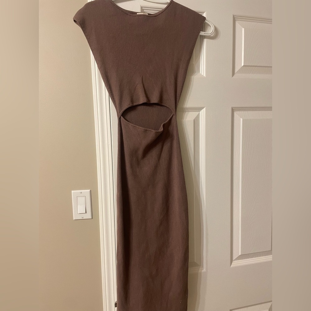 Babaton Cutout Midi Dress
